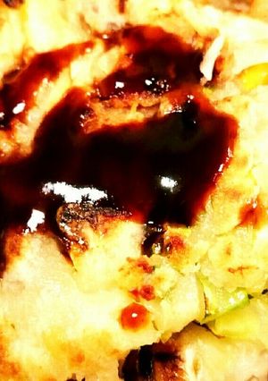 分厚いお好み焼き豚玉コーン-レシピのメイン写真