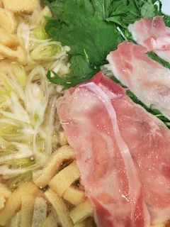簡単!長ネギたっぷり豚しゃぶ鍋!-レシピのメイン写真