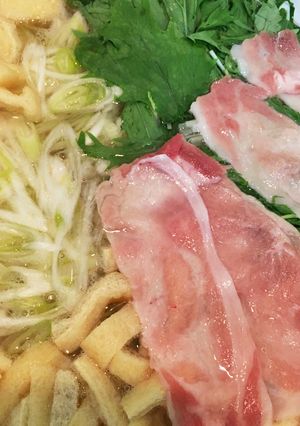 簡単！長ネギたっぷり豚しゃぶ鍋！-レシピのメイン写真