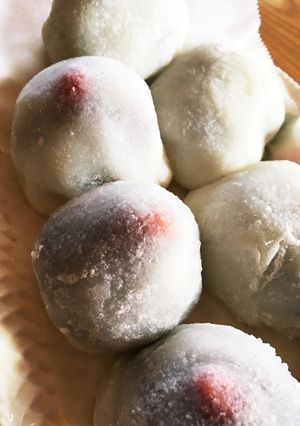 簡単もち米から作る苺大福-レシピのメイン写真