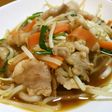 シャキシャキもやしバラ肉炒め
