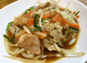 シャキシャキもやしバラ肉炒め-レシピのメイン写真