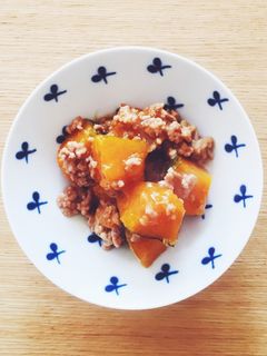 断裂飯4:うまうま、カボチャのそぼろ煮-レシピのメイン写真