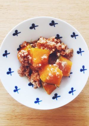 断裂飯4：うまうま、カボチャのそぼろ煮-レシピのメイン写真