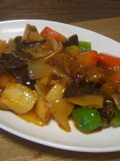 干椎茸がいい味を☆酢豚-レシピのメイン写真
