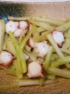 たことセロリの簡単炒め-レシピのメイン写真