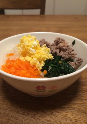 離乳食後期 なんちゃってビビンバ-レシピのメイン写真