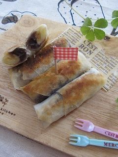 あんバナナ春巻き-レシピのメイン写真