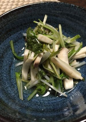 エリンギと水菜のサッパリ炒め-レシピのメイン写真
