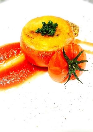 ミートソース詰めトマトグリル-レシピのメイン写真