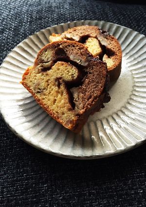 濃厚♡マーブルチョコバナナパウンドケーキ-レシピのメイン写真