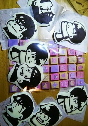 おそ松さん キャラチョコ 痛チョコ-レシピのメイン写真