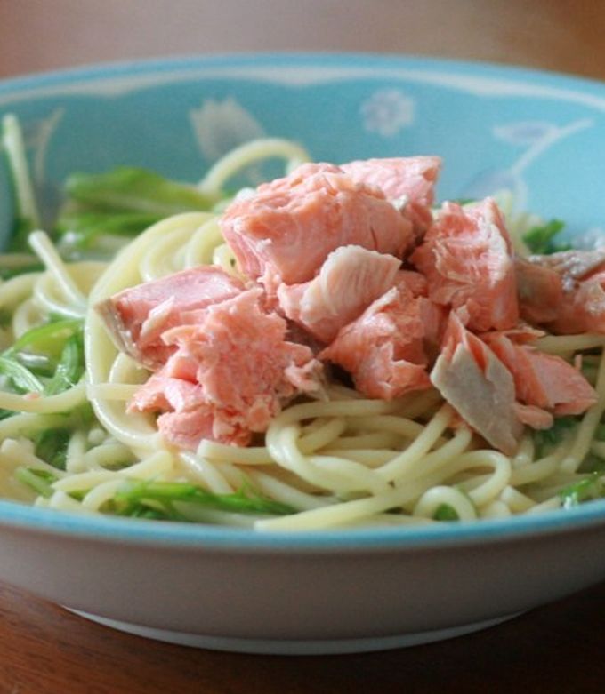 シチュールーで簡単♪鮭のクリームパスタ-レシピのメイン写真