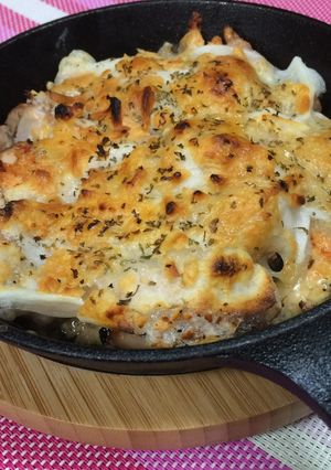 鶏もも肉の明太子もちチーズスキレット焼き-レシピのメイン写真