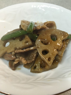 蓮根と豚バラの甘辛炒め-レシピのメイン写真