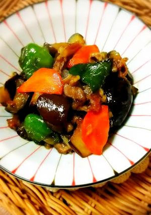 1位絶品☆なすと豚肉の甘辛味噌炒め☆弁当-レシピのメイン写真