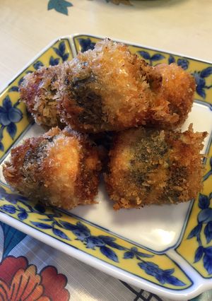 イワシの梅しそ巻き揚げ-レシピのメイン写真