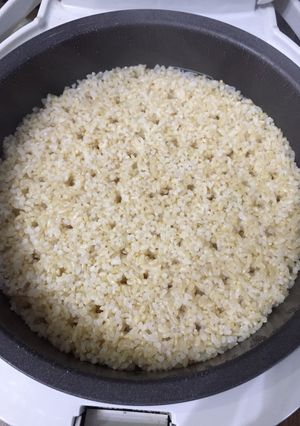 玄米100%炊飯器でめっちゃ美味しく-レシピのメイン写真