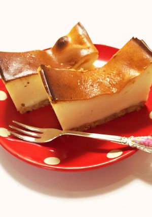 モチモチ食感？！お豆腐のチーズケーキ-レシピのメイン写真
