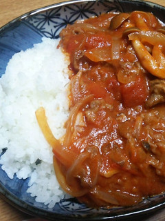 時短!簡単!トマト缶のハヤシライス-レシピのメイン写真