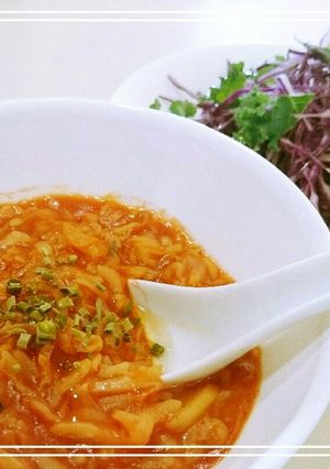 低糖質ランチ☆玉ねぎ皮茶の洋風雑炊-レシピのメイン写真