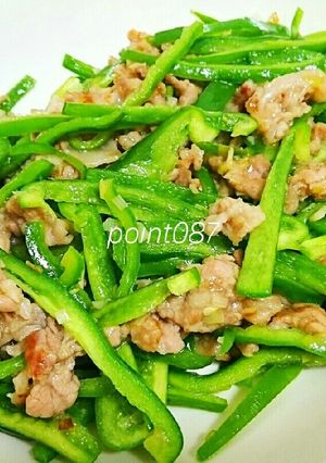 塩ベースのさっぱり青椒肉絲-レシピのメイン写真