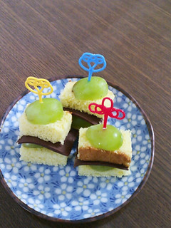 スライス生チョコの一口ケーキ-レシピのメイン写真