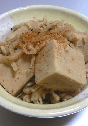 めんつゆで簡単！高野豆腐と切干大根の煮物-レシピのメイン写真