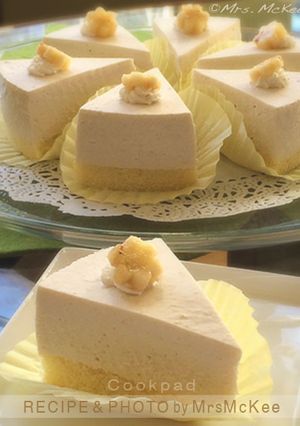 バナナのレアチーズケーキ ムース-レシピのメイン写真