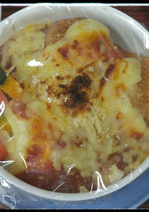 簡単♪冷凍コロッケと野菜のオーブン焼き-レシピのメイン写真