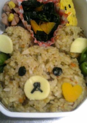キャラ弁☆リラックマ-レシピのメイン写真