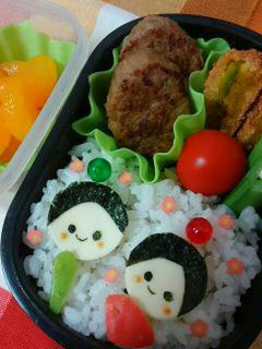 キャラ弁☆ひな祭り-レシピのメイン写真