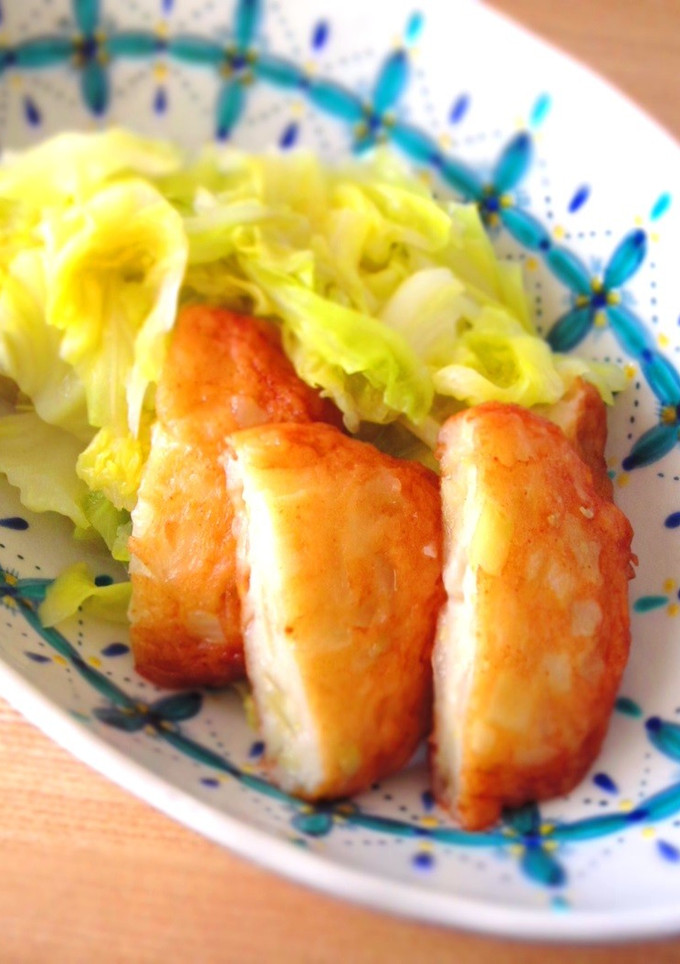 キャベツとさつま揚げ簡単煮物柚子胡椒風味-レシピのメイン写真