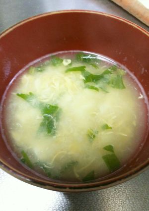 時短・簡単ふわふわ玉子スープ-レシピのメイン写真