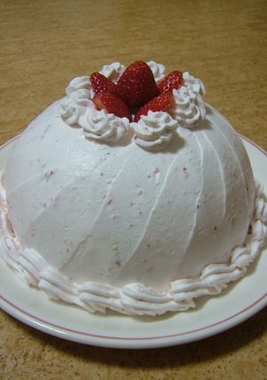 苺の丸いケーキ☆-レシピのメイン写真