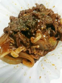 お弁当に☆牛肉の炒め物デミ風-レシピのメイン写真