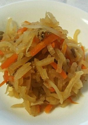 千切り大根の煮物☆切り干しじゃないよ♪-レシピのメイン写真