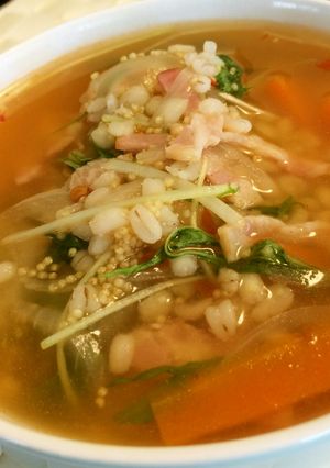 【低糖質な食事】野菜の和風ピリ辛雑炊-レシピのメイン写真