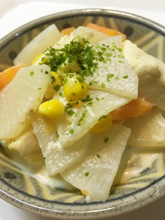根菜と高野豆腐のミルク煮✾-レシピのメイン写真