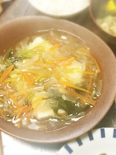 簡単あっさり!野菜たっぷり揚げ出し豆腐-レシピのメイン写真