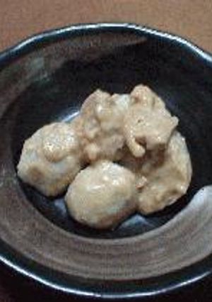 鶏と里芋の胡麻味噌煮-レシピのメイン写真