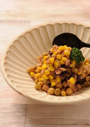 きび酢ドレで作る簡単ビーンズサラダ-レシピのメイン写真