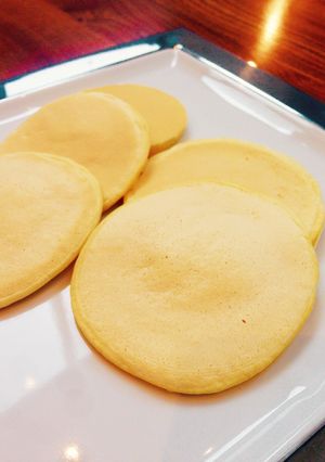 ふわふわパンケーキ！牛乳不使用-レシピのメイン写真