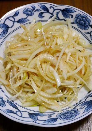 簡単副菜！たっぷり玉葱(半熟玉葱サラダ)-レシピのメイン写真