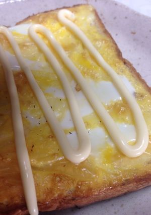 簡単☆とろたまチーズトースト-レシピのメイン写真