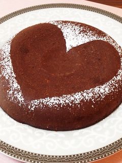 炊飯器で簡単♡生チョコ風ガトーショコラ-レシピのメイン写真