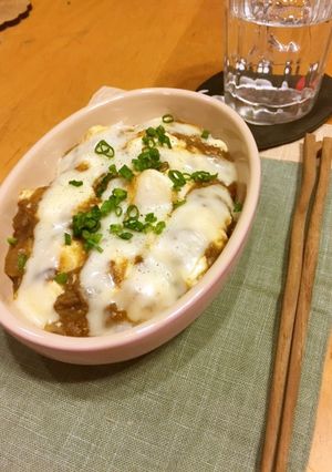 麻婆チーズ丼-レシピのメイン写真