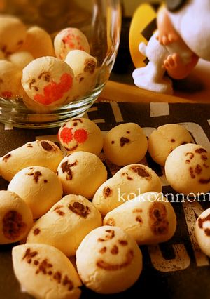 おえかき♡たまごボーロ♪スヌーピー-レシピのメイン写真