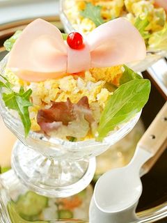 リボンで♡簡単ちらし寿司-レシピのメイン写真