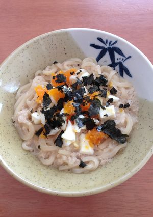 ☆ズボラ主婦トロロ茹玉子うどん☆-レシピのメイン写真